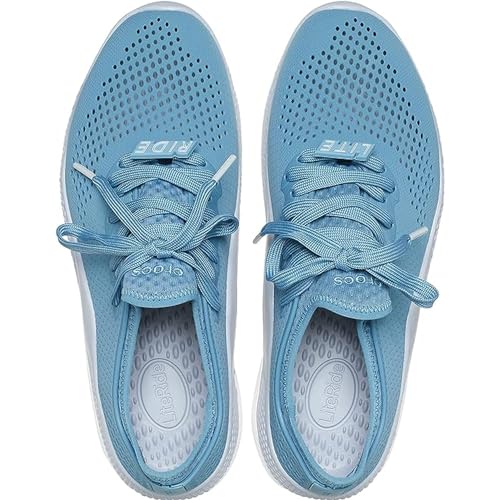 Crocs Men\'s LiteRide 360 Pacer Sneakers, Blue Steel/Microchip, 9 Men - Thumbnail 4