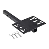 AlveyTech Universal Mobility Scooter Trunk Mounting Bracket with 3 Attachment Pins - Requires 1" Rear Hitch Mount, Adaptor to Attach Trunk to Mobility Scooters, Power Wheelchairs, Tricycles and More