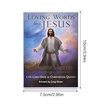 Loving Words from Jesus 英語版オラクルカード Loving Words From Jesus Oracle Cards A 44 Tarot English