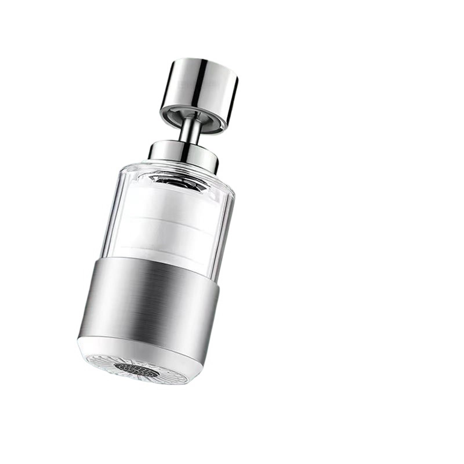 Djskldf Men's White Tap Spray Head Kitchen Faucet Extender Filter Universal Two-Speed Household Extension Anti-Splash Nozzle Water Purifier(White)