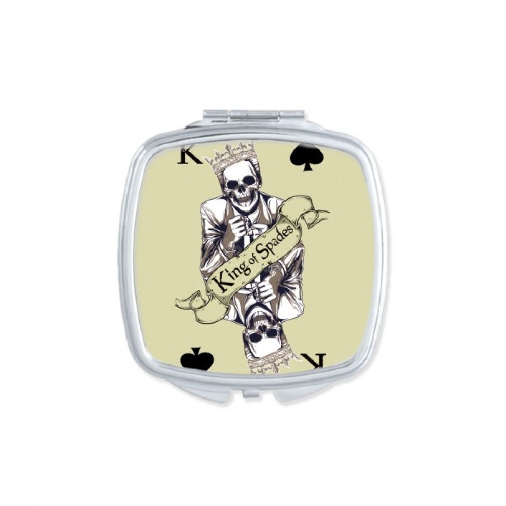 Miroir compact de maquillage double face pour sac à main