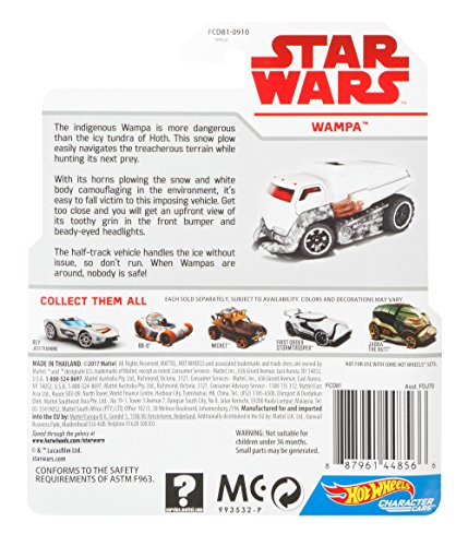 Hot Wheels Star Wars Vehículo Wampa miniatura 2