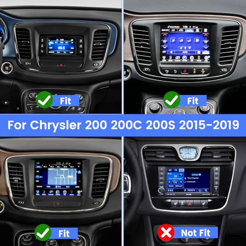 Radio para carro Chrysler 200 con pantalla táctil 9 in miniatura 2