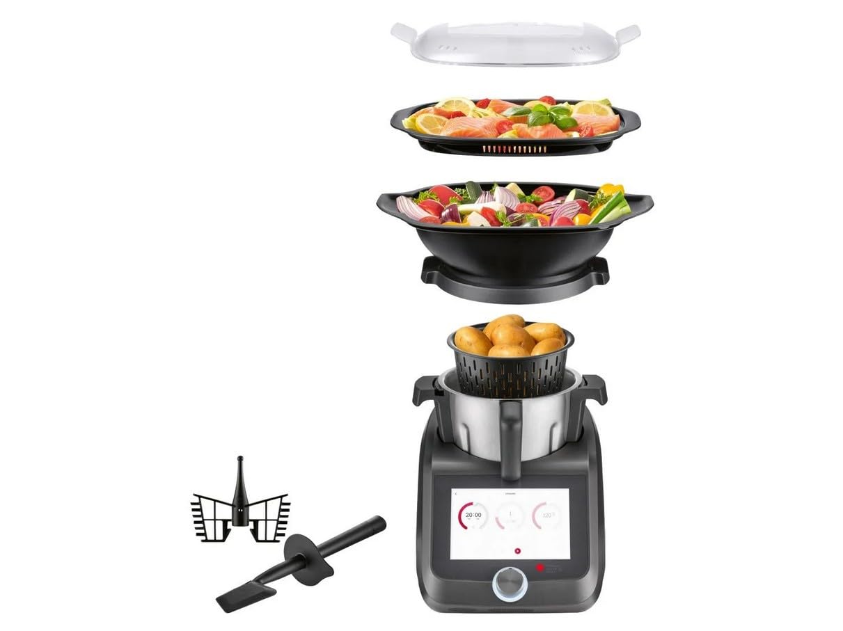 SILVERCREST® KITCHEN TOOLS Monsieur Cuisine Smart SKMS 1200 C1, antracite opaco