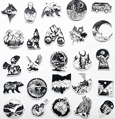 Outdoor Sport Decals Camping Stickers Wild Hiking Mountain Climbing Camper Decal (Camping - A) #TOP1