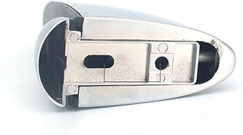 Miniatura 6 de Soporte de pared ajustable de maderavidrio de metal, 2 unidades o un par, níquel cepillado