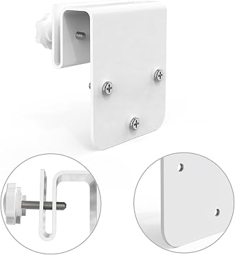 Camera Mount for Eufy Security SoloCam S340, Corner Mount Mounting Bracket Compatible with Eufy SoloCam S340, 1 Pack, White