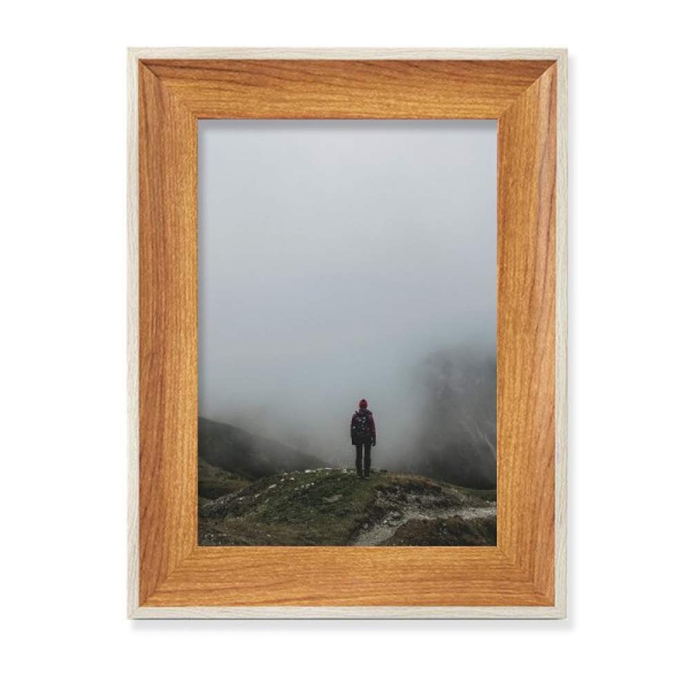 Cadre de photo en bois les nuages pour décorer un bureau style nature et montagne