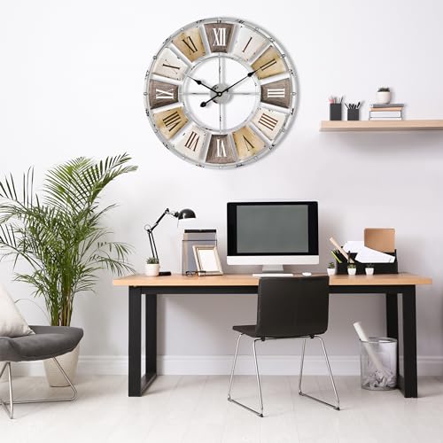 Reloj de pared grande analógico Sorbus 24 pulgadas miniatura 5
