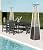 NAVINE Pyramid Patio Heater,48,000 BTU Outdoor Propane Patio Heater with Detachable Wheels and Protective Cover for Terrace, Garden,Poolside (Hammered Bronze)