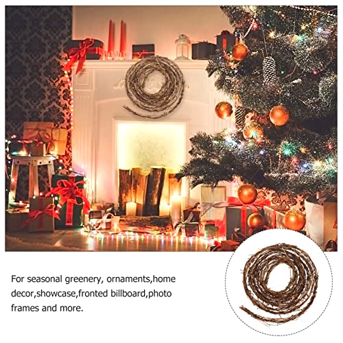Sewroro Diy Crafts Twig Garland 15 Feet Natural Hanging Vine Wreath Decor For Diy Wreath Hanging Craft Wedding Holiday Party Home #TOP4