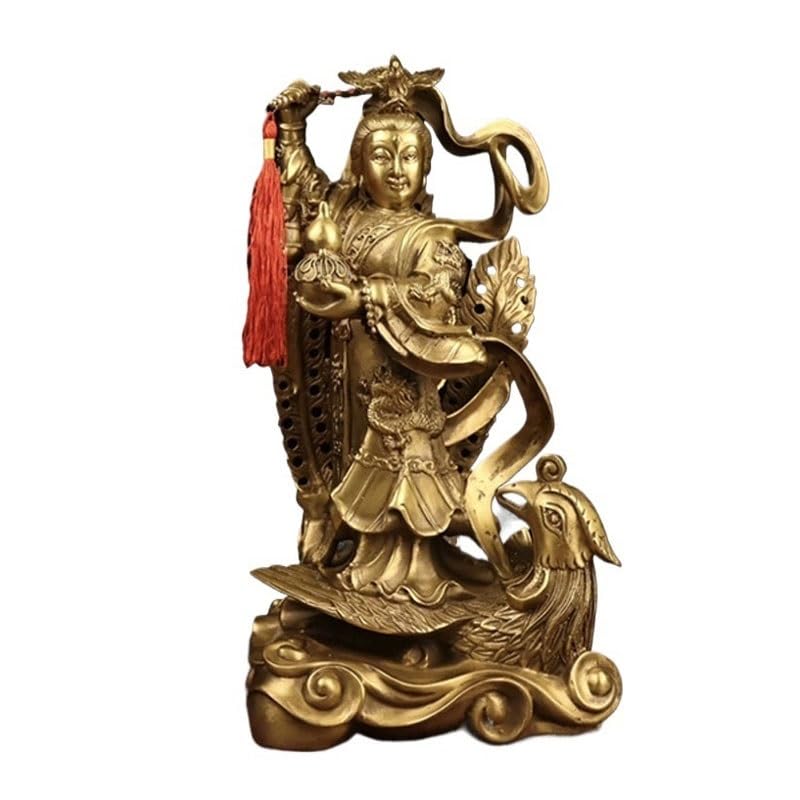 Bouddha en bronze feng shui pour statuettes de salon et bureau zen