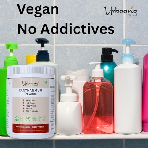 Image of Xanthan Gum Powder - 300 Grams For Soap Making, Shampoo, Cosmetics, Moisturizer, Lotion Making, Domestic Use & DIY Personal Care for Face, Hair, Skin & Body