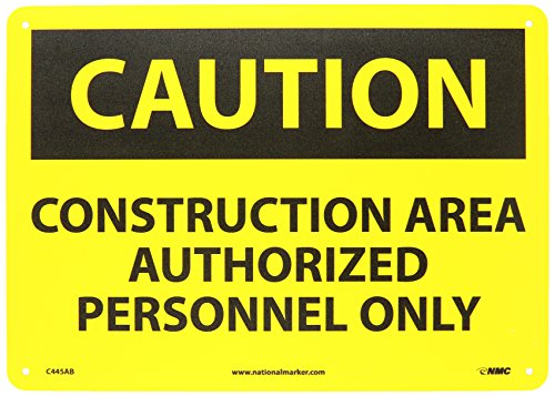 Panneau de signalisation OSHA en aluminium résistant pour zone de travaux