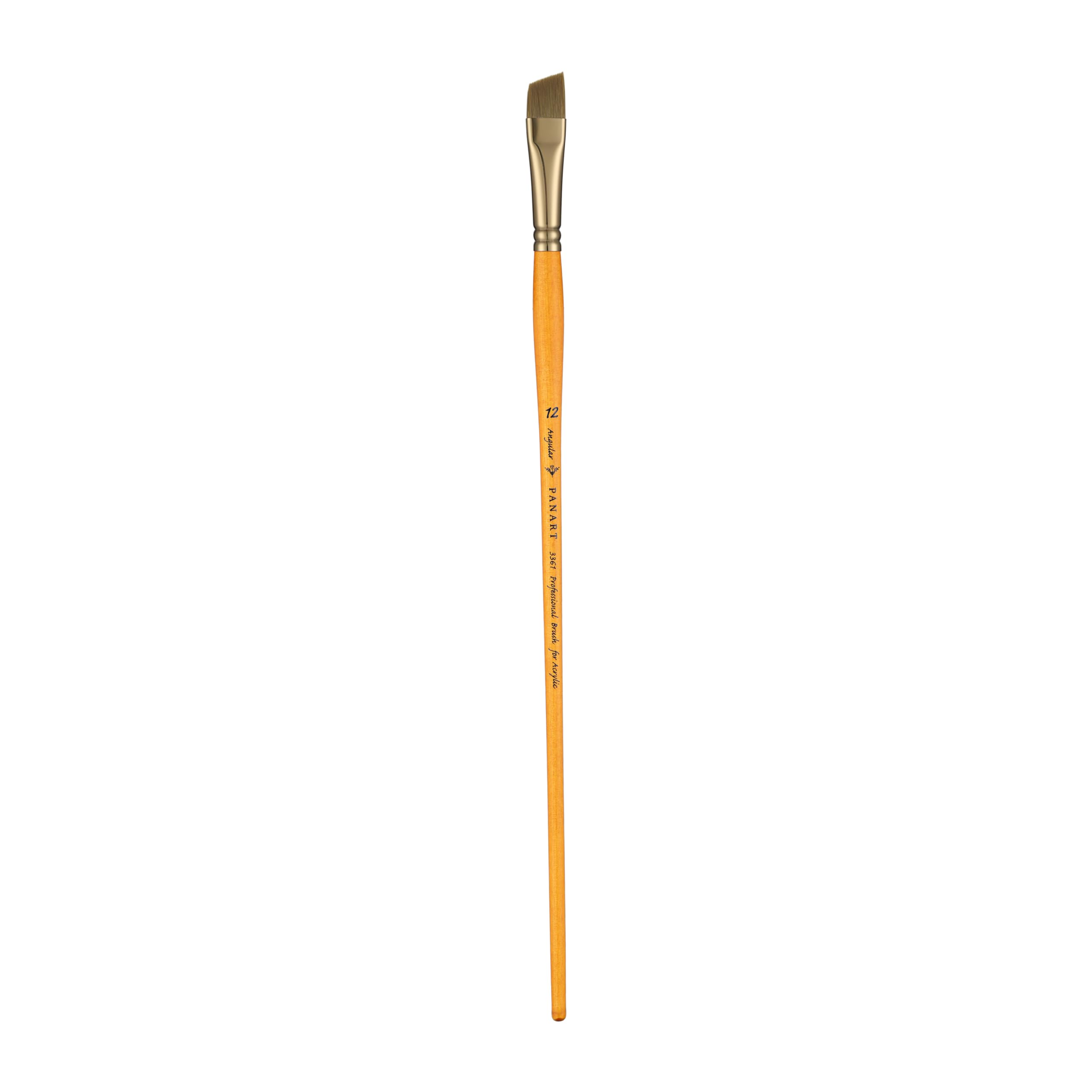 Pinceau acrylique angulaire synthétique n12 pour dégradés parfaits