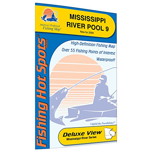 Mississippi River-Pool 9 Fishing Map