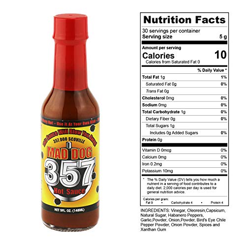 Image of Mad Dog 357 Hot Sauce, 5 Ounce