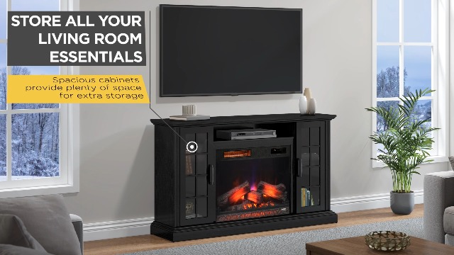 Amazon.com: duraflame® Electric Fireplace Media Mantel for TVs up