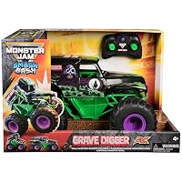 Monster Jam, Official Smash & Bash Grave Digger Remote Control Indoor & Outdoor Vehicle, 1:15 Scale Repairable Monster Truck, Kids Toys for Boy and Girls Ages 4 and up
