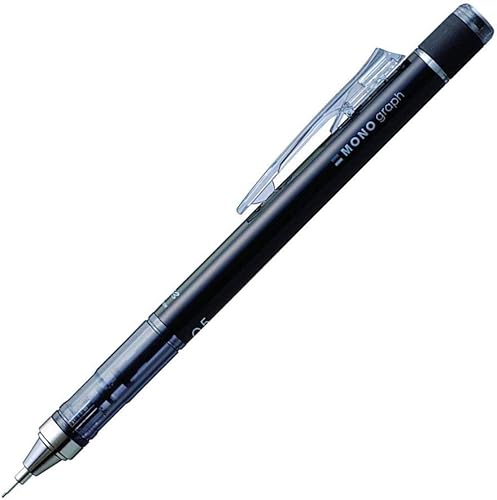 Tombow Mono Graph Shaker - Portaminas (0.020 in, cuerpo negro (SH-MG11)