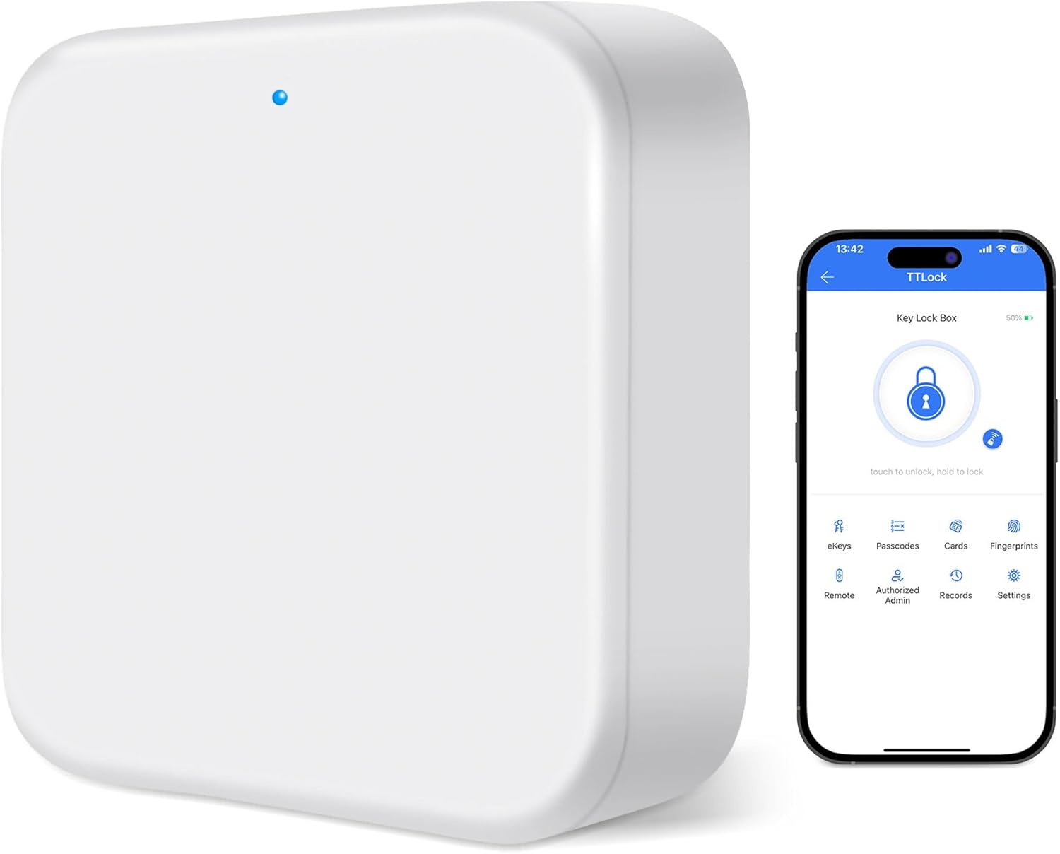 G2 Gateway Smart Lock WiFi Gateway, Remote Control Bluetooth Lock, Compatible with TTLock App for Smart Door Locks and Key Lock Box