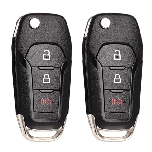 SUPALAND Keyless Entry Remote Control Flip Key Fob Replacement Fits for Ford F-150/F150 2015 2016 2017 2018 2019 2020-2023 F250 F350 17-22 Explorer Ecosport Ranger Bronco Maverick Escape N5F-A08TAA