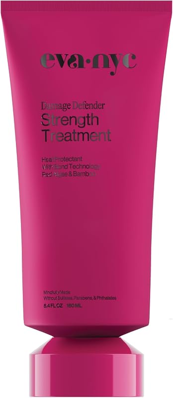 Tratamiento capilar reparador sin enjuague Eva NYC - Para cabello seco, dañado y quebradizo - Reduce la rotura con tecnología Bond, algas rojas + bambú - Protección alta contra el calor de 450 °F - Ralladura de naranja + aroma a salvia - 5.4 fl oz