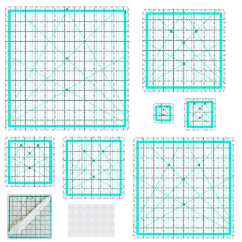 7 Quilting Rulers,Quilting Squares(2.5