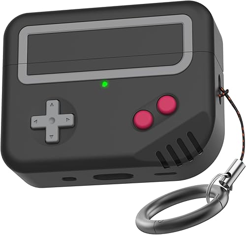 Miniatura 1 de TRONWIN Funda protectora de silicona para Airpods Pro 2 diseño de máquina de juego para Airpods Pro 2022 compatible con carga inalámbrica compatible