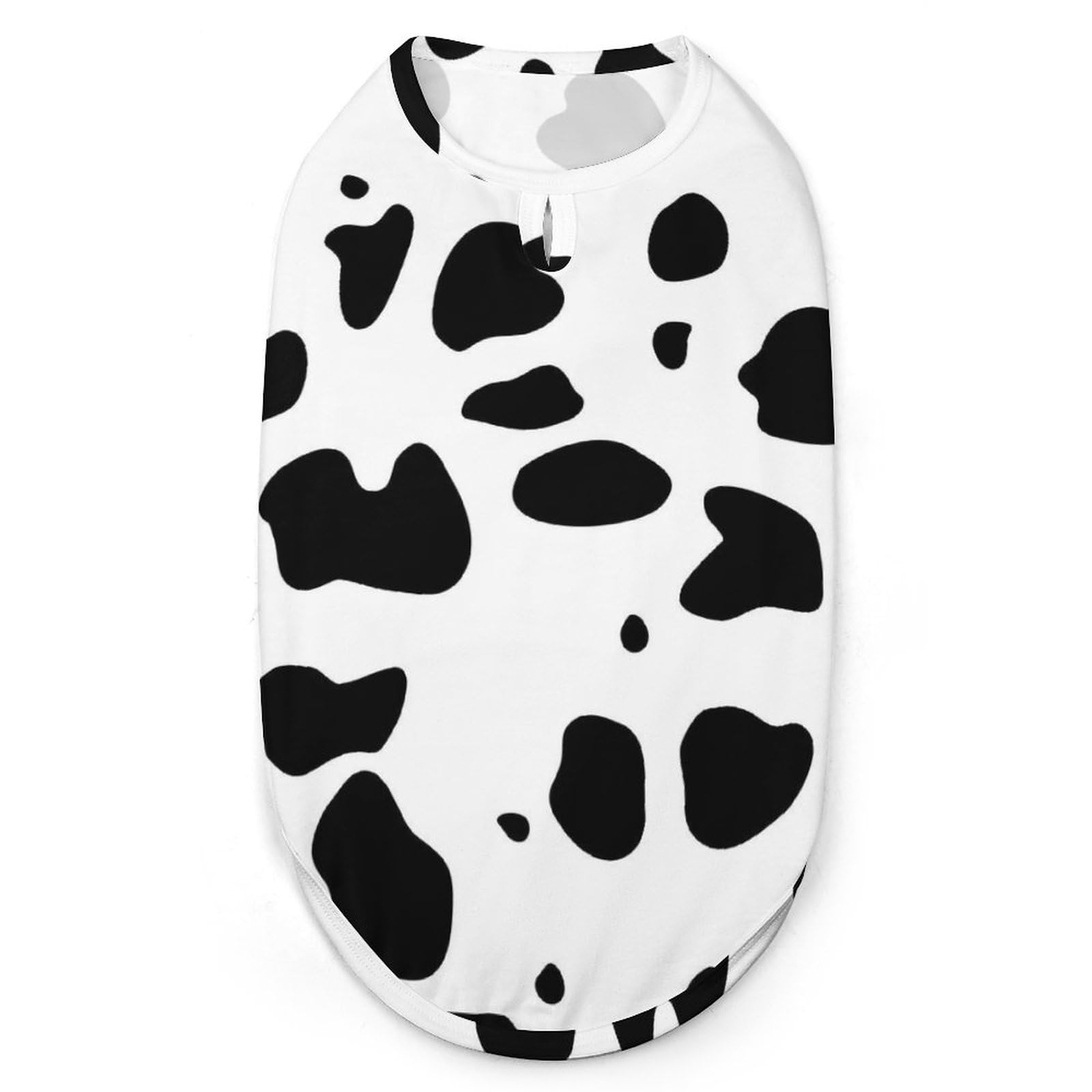 Black and White Dalmatian Dog Shirts Pet Printed Clothes Puppy Shirts Breathable Dog Outfit Soft Dog Sweatshirt for Pet Dogs Cats