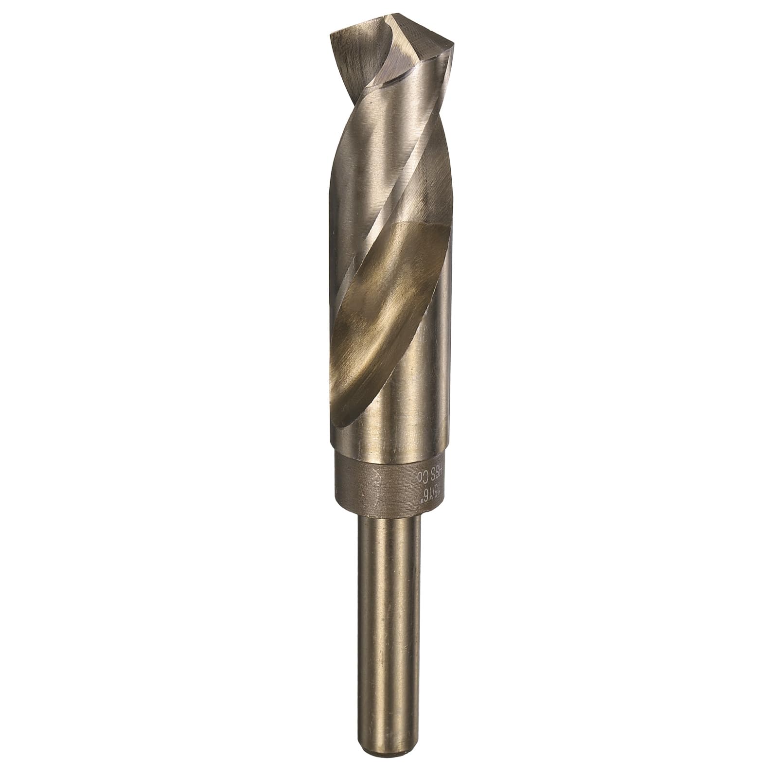 uxcell 15/16" M35 Cobalt Twist Drill Bits, High-Speed Steel Jobber Drill Bit for Stainless Steel, Hardened Metal, Cast Iron, Aluminum, Copper, Soft