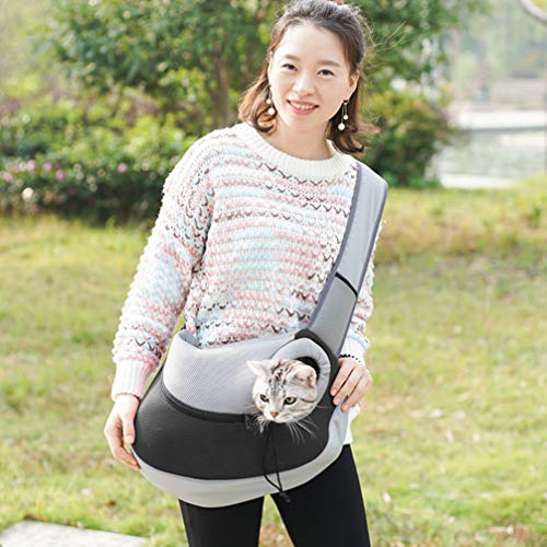 UKCOCO Transportadora de Estilingue para Cães de Estimação Respirável Bolsa de Transporte Mãos-Livre