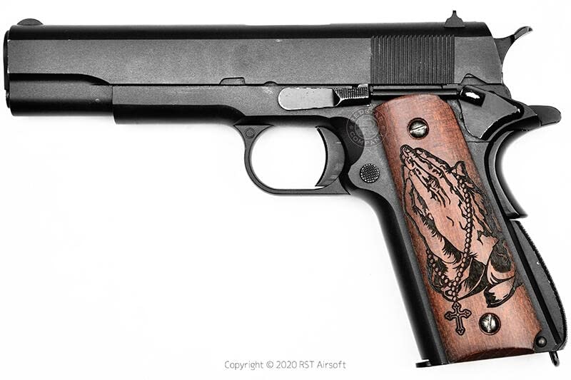 Amazon | 東京マルイ M1911A1 MEU 対応 ウッド グリップ パネル 祈りの