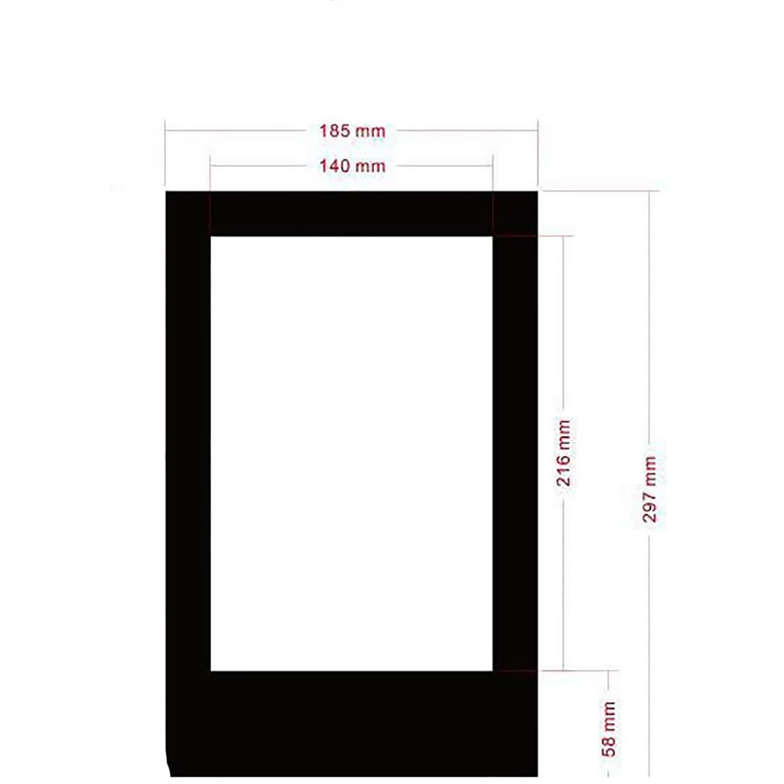 Cubiertas de menú iluminadas con LED, soporte de menú retroiluminado de visión clara con piel sintética, pantalla de menú comercial para restaurantes (panel doble)