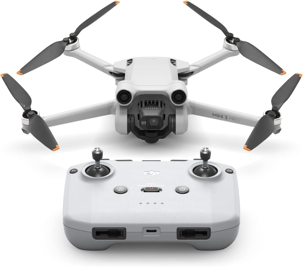 DJI Mini 3 Pro Drone, Remote ID Compatible, Foldable Camera Drone, 4K/60fps Video, 48MP Photo, 34 Minutes Flight Time, Lightweight Less Than 8.7 oz (249 g), Forward/Backward/Down Obstacle Detection,