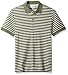 Lacoste Men's Short Sleeve Stripe Pima Jersey Interlock Regular Fit