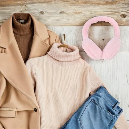 Orejeras para deportes de invierno y paseos diarios con felpa cálida 5