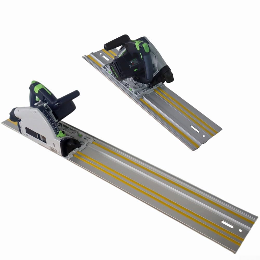 Kits de rail de guidage pour scie à rail ReachMall, Scie circulaire multifonctionnelle en alliage d'aluminium, Encoche de fixation en alliage d'aluminium, Guide de scie circulaire (Connecteur de rail