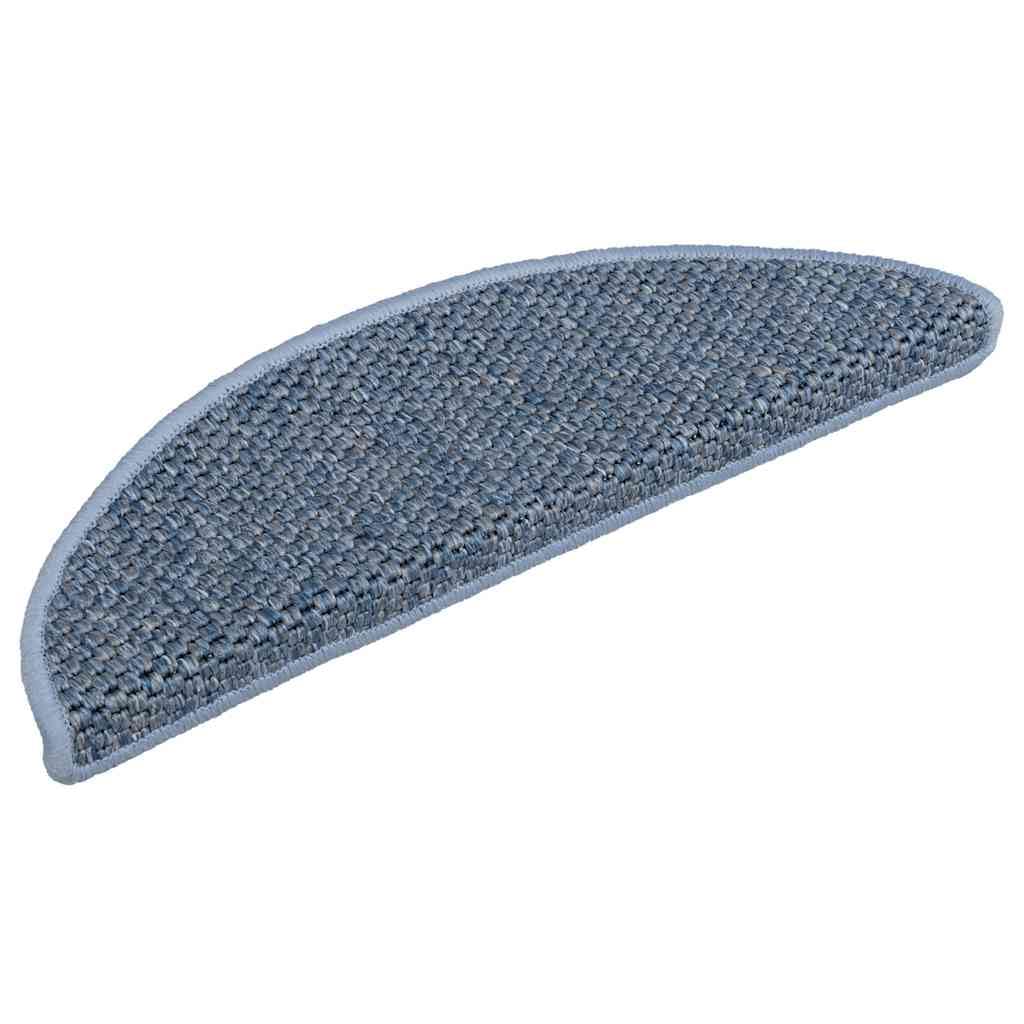 Naklejki na schody 15 szt. 56x17x3 cm Niebieski