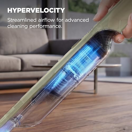 Image of Shark WANDVAC Cordless Hand Vacuum, Lightweight & Portable at 1.4 lbs., Powerful Suction, Charging Dock, One-Touch Empty for Car & Home, French Gold, WV201GD