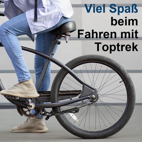 toptrek Fahrradständer Aluminiumlegierung, 24-29 Zoll Höheverstellbar Fahrrad Ständer bis 35 kg Traglast, rutschfest Seitenständer, Stabil Fahrradständer für Mountainbike, E-Bike, Trekking, Rennrad