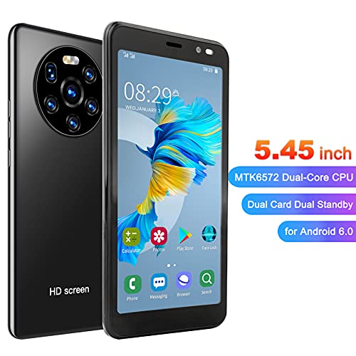 Zyyini 5.45 Inch Smart Phone, Hd Smartphone Unlocked, Mate40 Pro Cell Phone, Full Screen Phone, Dual Card Dual Standby, Face Recognition, Dual Core Cpu, For Android 6.0 #TOP2