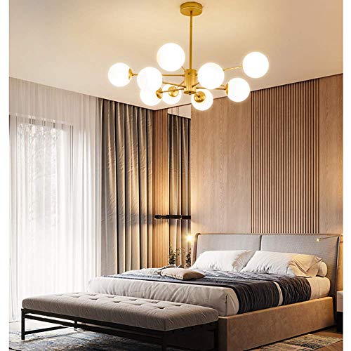 NZDY Lampadario Sputnik in Oro a 6 Luci Lampadario...