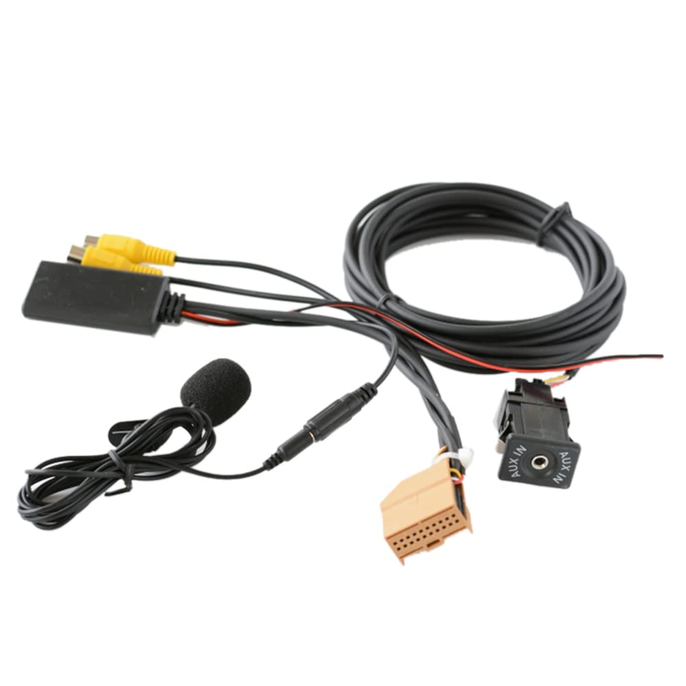 12V MMI 2G Auto Bluetooth AUX Adattatore Musica Audio Mic per A6 A8 2006-2008 J523