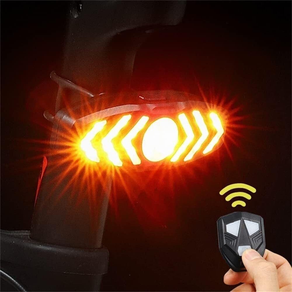 Przenośny bezprzewodowy pilot USB do roweru tylne światła rowerowe kierunkowskaz tylne światło rowerowe wskaźnik LED