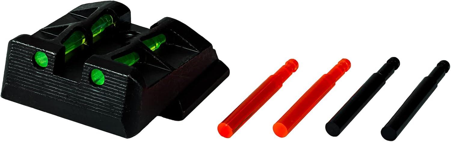 RGALW11 HIVIZ Sight Systems, Litewave Rear Sight, Ruger Pistols, Green, Red, and White, One Size