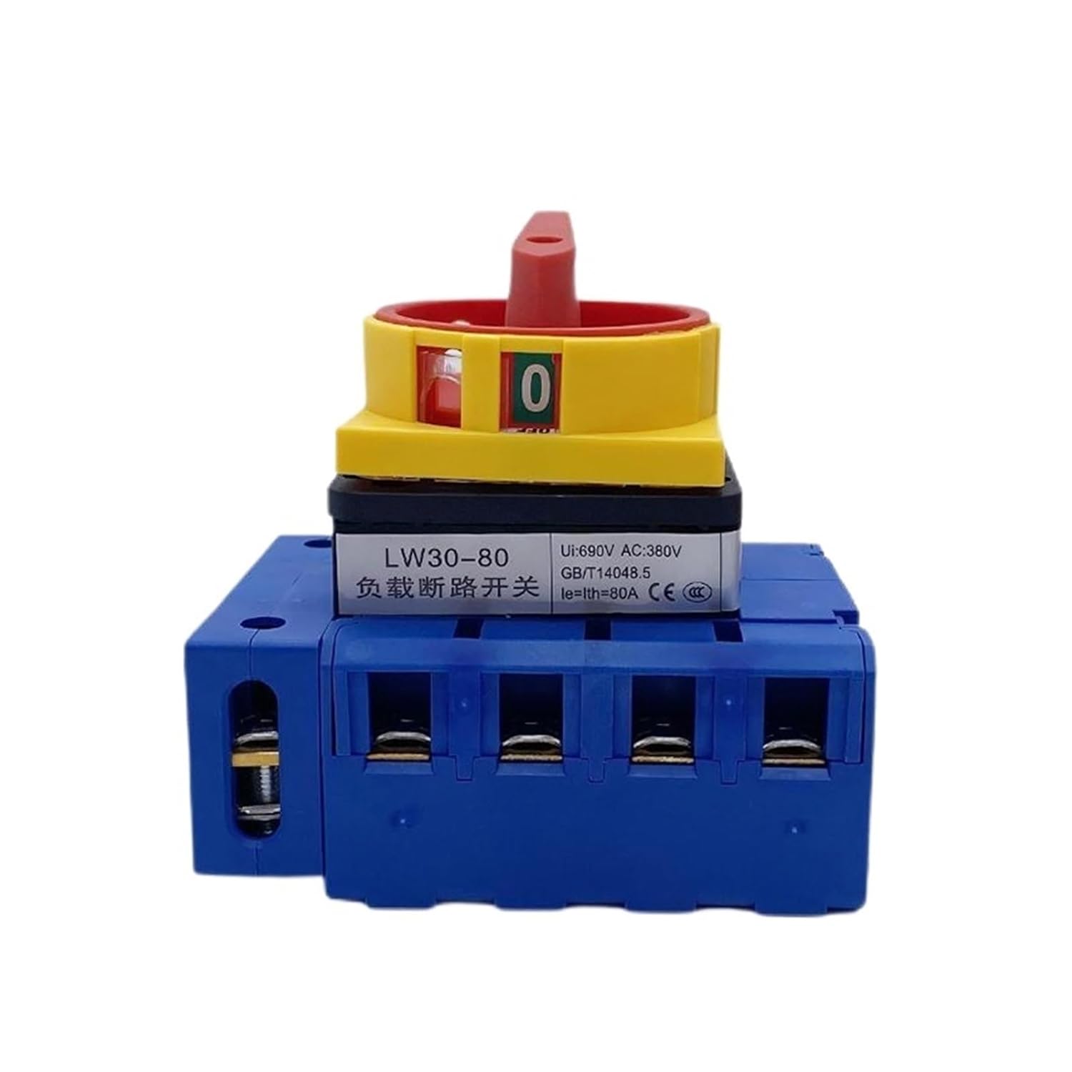 80A Isolator Disconnect Switch LW30-80/5P Three-phase Five Wire Lo