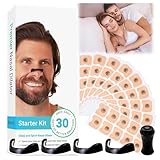 60PCS Magnetische Atmung Nasenstreifen 30 Paare Aufnahme Atmung Nasenstreifen Anti-Schnarchen Schlaf Nasenstreifen Magnetische Nasenstreifen Magnetische Nasenklammer, Wire Stripper Cutter