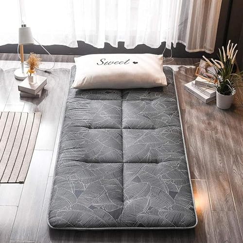 Genérico El colchón Colchón de Tatami colchón de futón japonés colchoneta portátil para Dormir colchoneta de Dormitorio para Cama Individual Doble tamaño King Cama de Invitados Camping Yoga