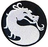 DRAGON Quality Embroidered Mortal Kombat Gamer Quality Biker Vest Patch PAT-0563